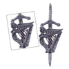 Celtic Irish Harp Kilt Pin
