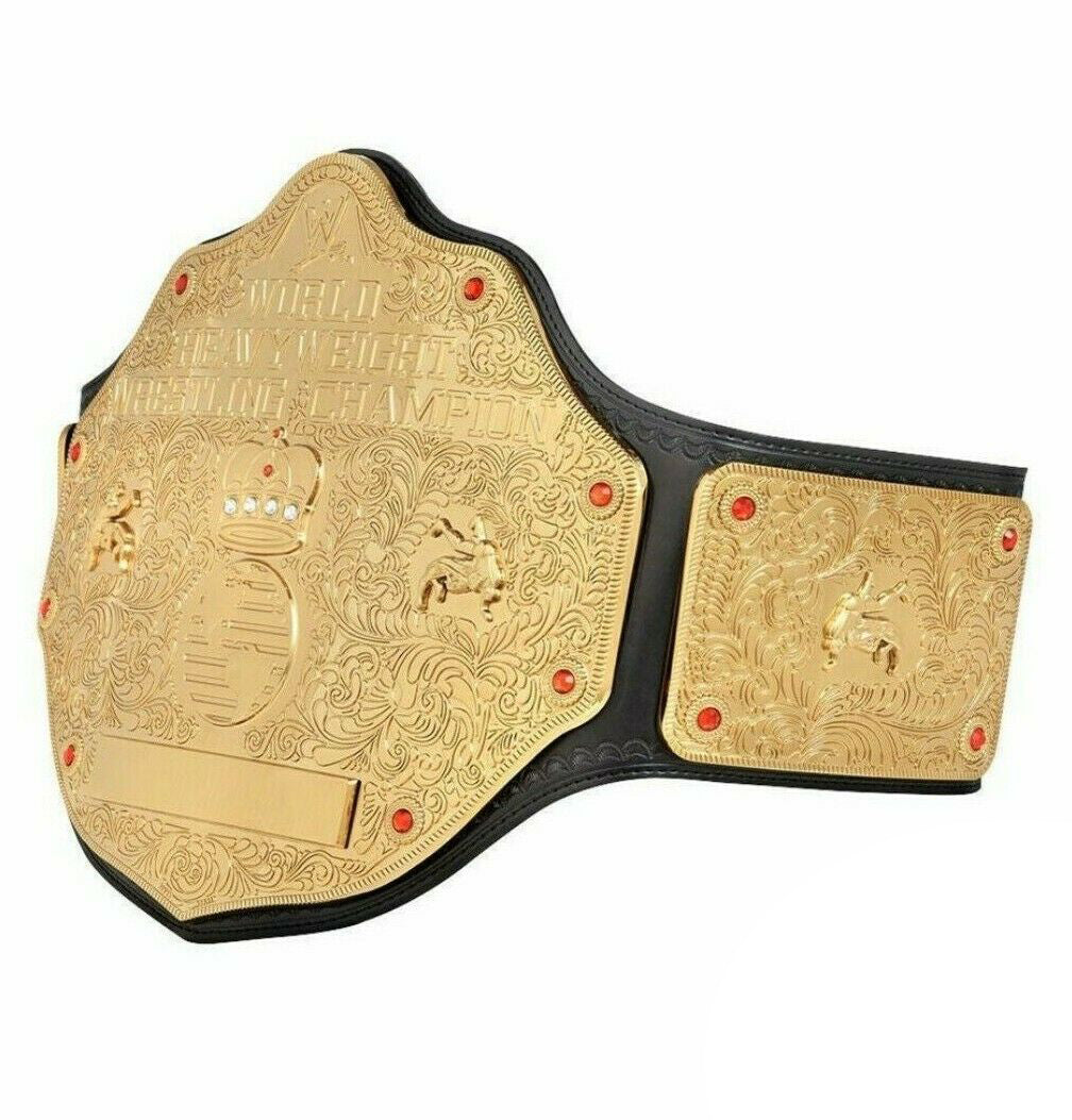 WWE Big Gold World Heavyweight Championship Replica Belt – Adult Size WCW Champion