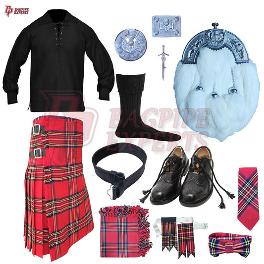 Royal Stewart Highland Dress Set – Customizable Tartan Outfit