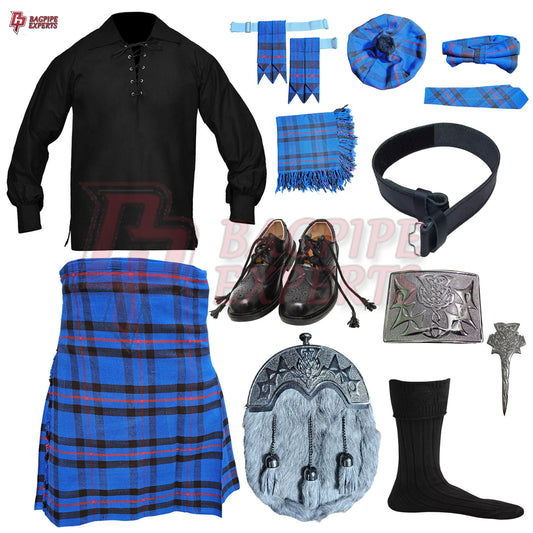 Elliot Modern Tartan Highland Dress Set – Customizable Outfit