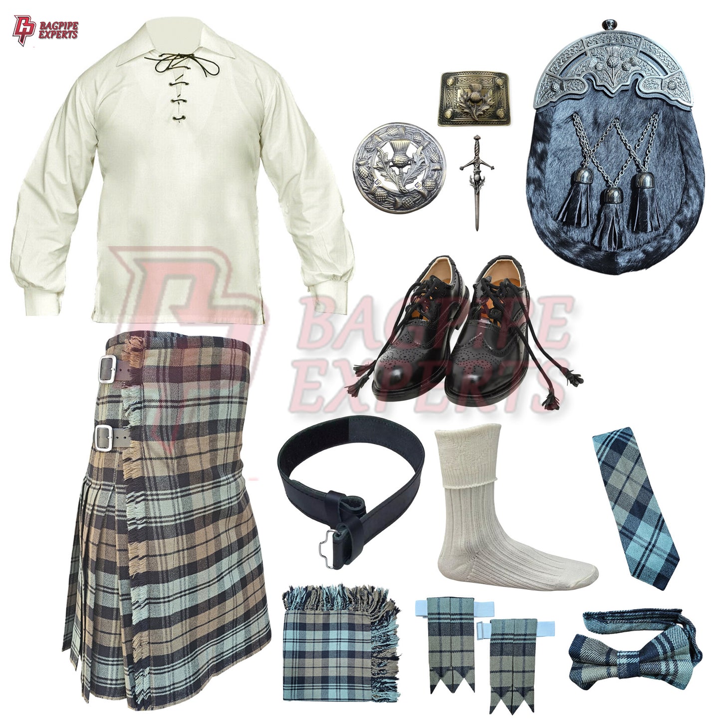 Black Watch Weather Set | Custom Highland Kilt Outfit