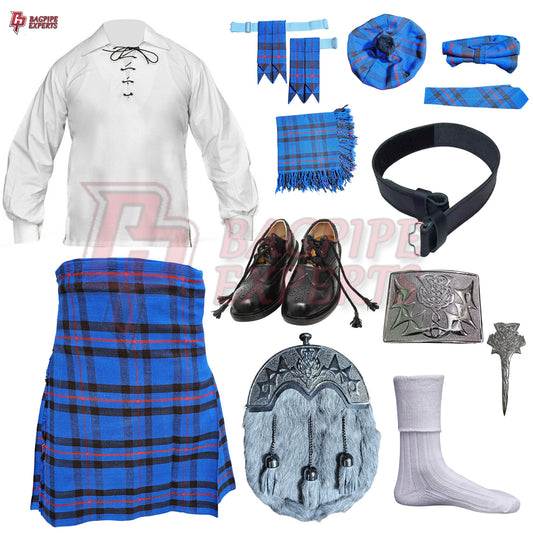 Elliot Modern Tartan Highland Dress Set – Customizable Outfit