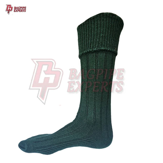 Premium Green Kilt Hose Socks – Authentic Scottish Highland Wear