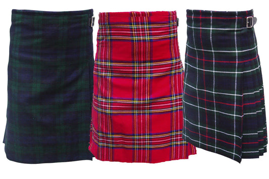 New Men's Scottish 5 Yard Acrylic Highland Wear Kilt Casual Kilts