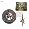 Scottish Kilt Belt Buckle – Antique Lion Rampant with Brooch & Pin