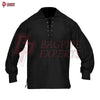 Black Jacobite Ghillie Shirt – Traditional Scottish Highland Wear
