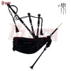 Great Highland Bagpipes – Black Velvet Silver Mount with Case & Reeds