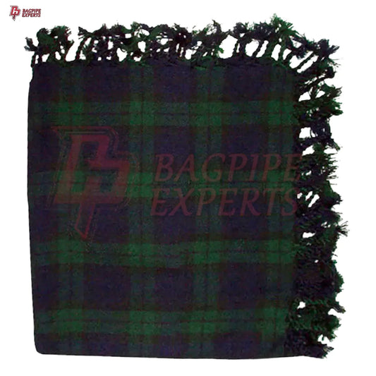 Traditional Black Watch Tartan Fly Plaid – Scottish Highland Dress Accessory