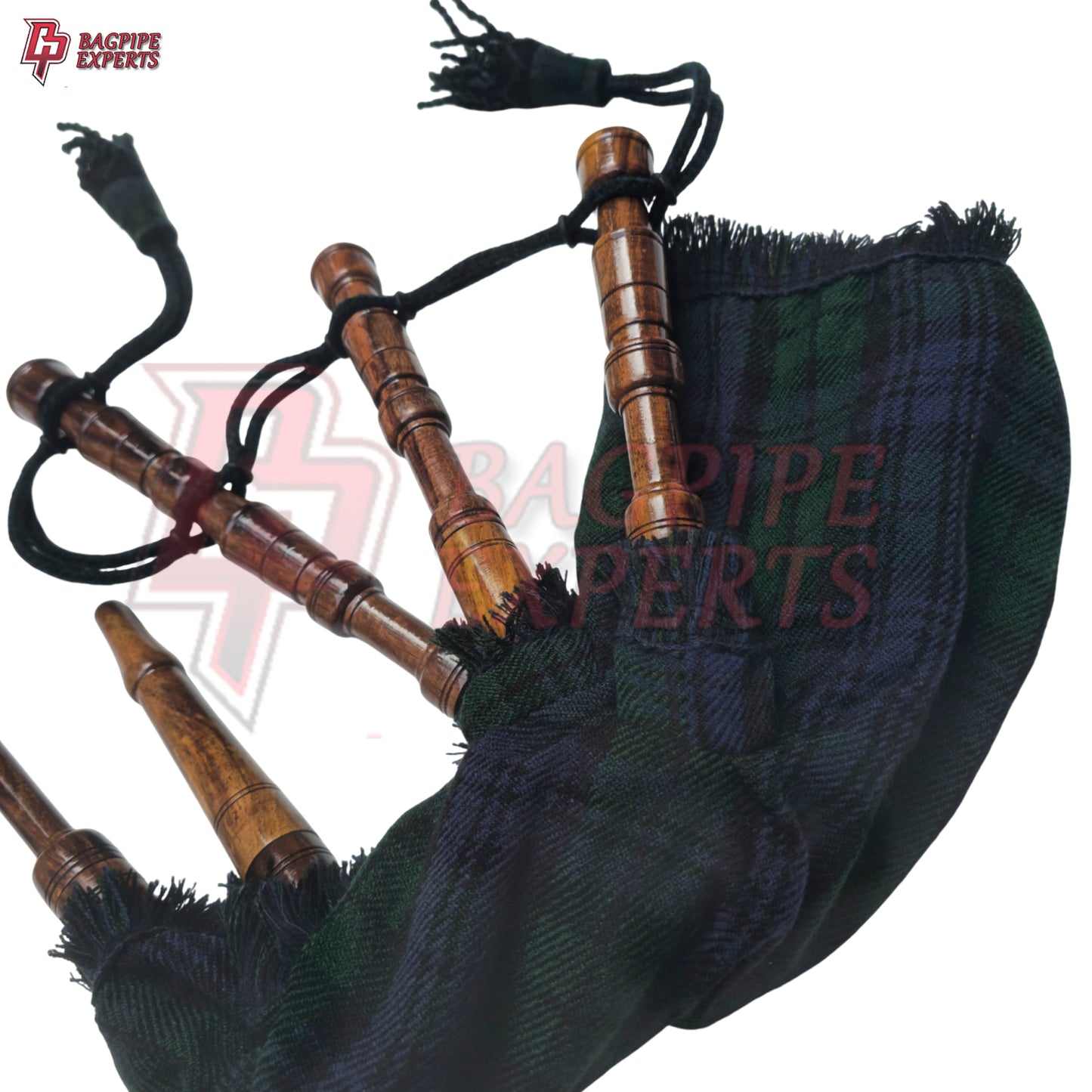 Kids Mini Bagpipes – Scottish Black Watch Tartan Playable Toy Instrument