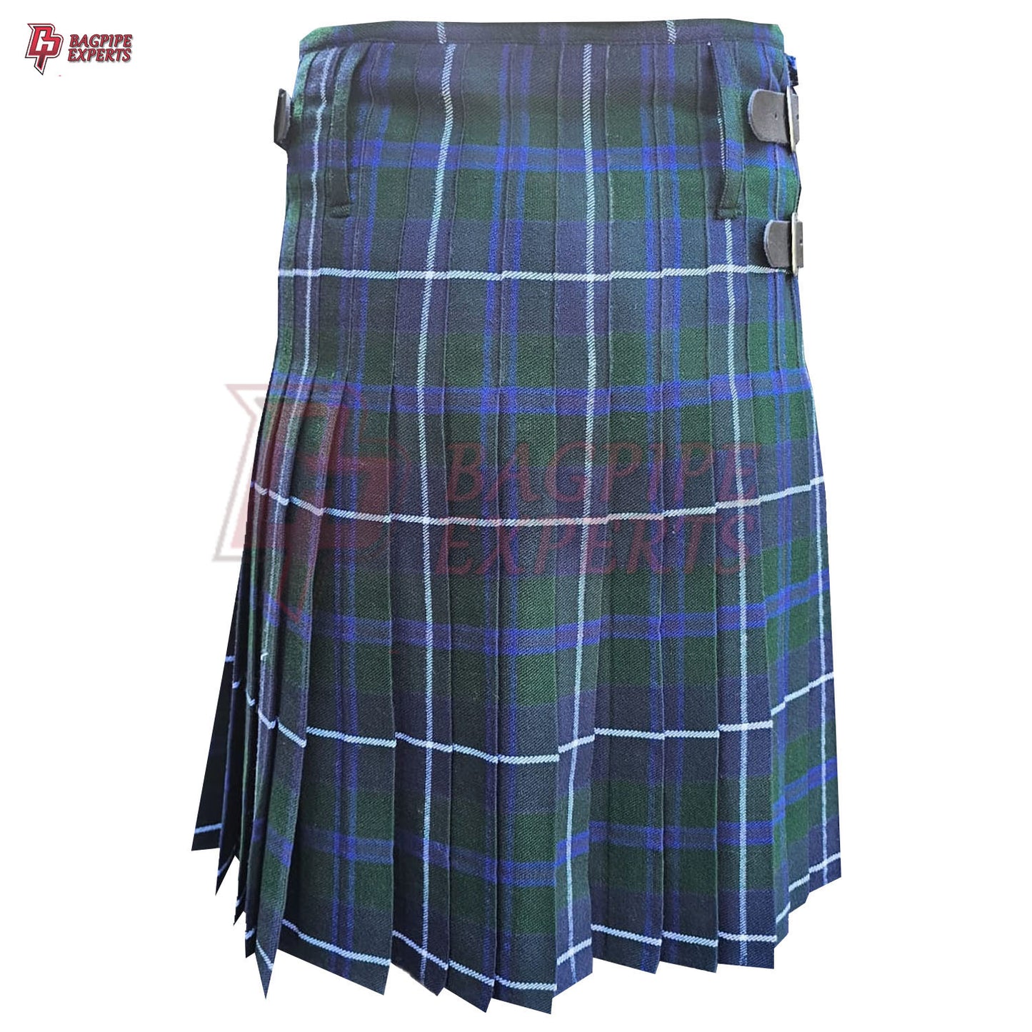 Blue Douglas 8 Yard Tartan Kilt – Traditional Scottish Kilt for Men