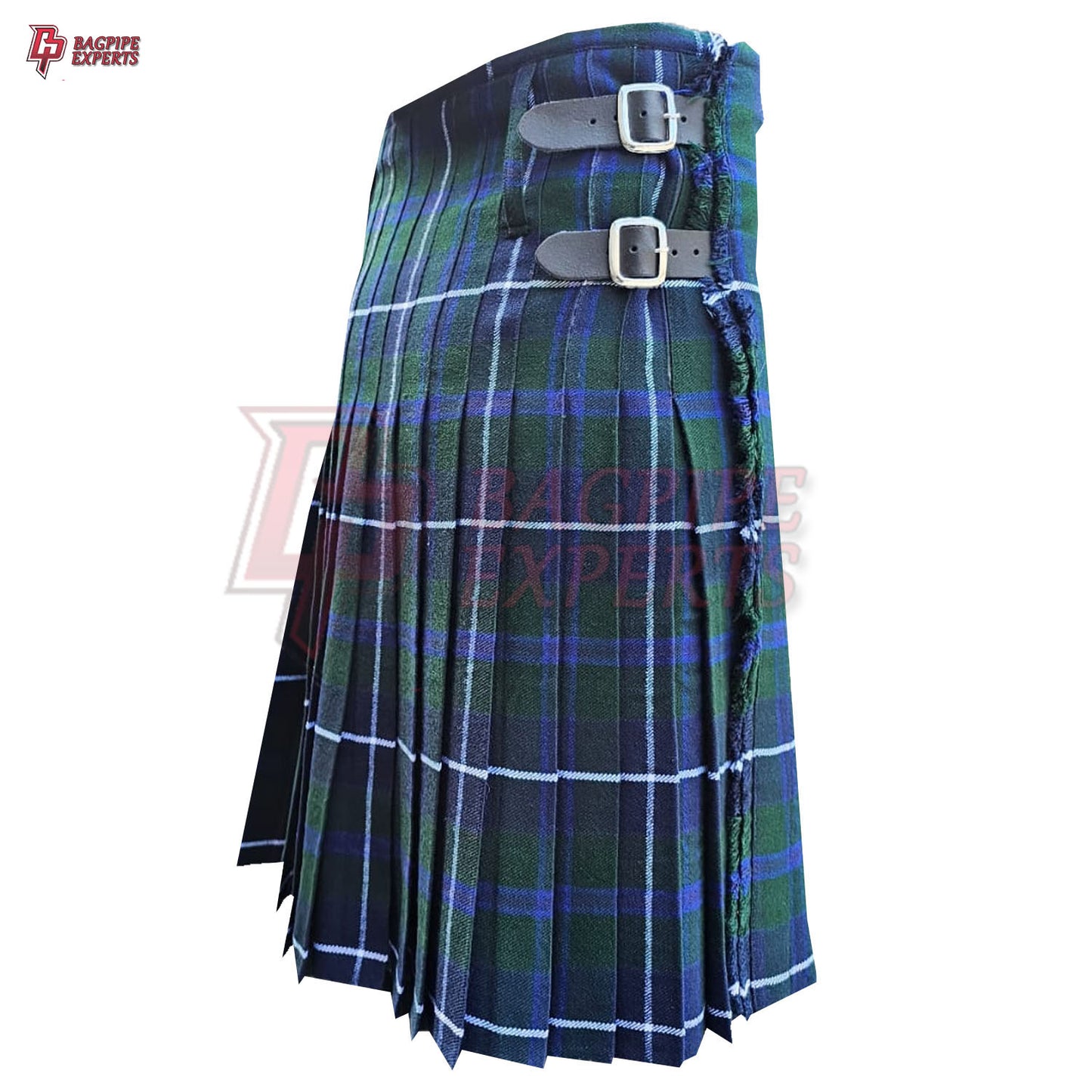 Blue Douglas 8 Yard Tartan Kilt – Traditional Scottish Kilt for Men
