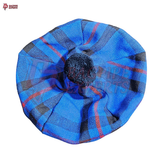 Elliot Modern Tartan Tam O’Shanter Cap – Traditional Scottish Tammy Hat