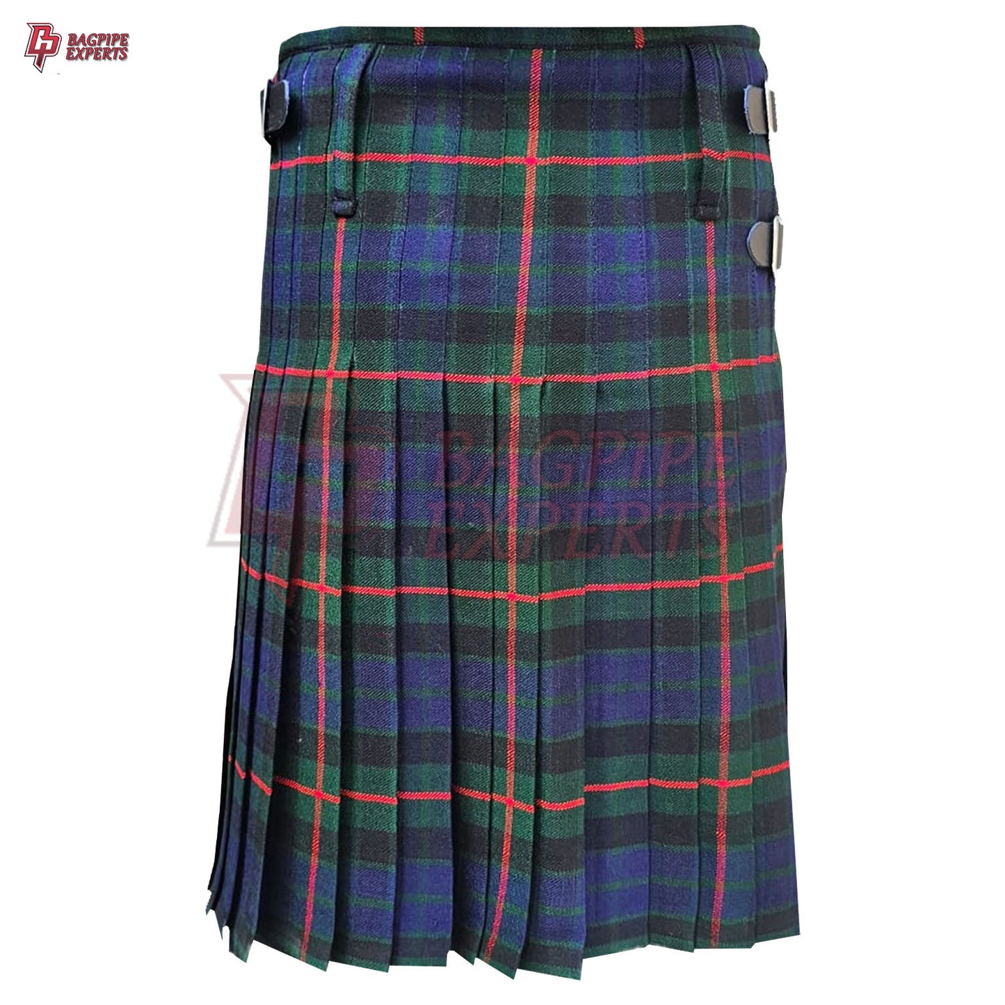 Gun Modern Tartan Kilt – 8 Yard Pleated Scottish Dress Kilt