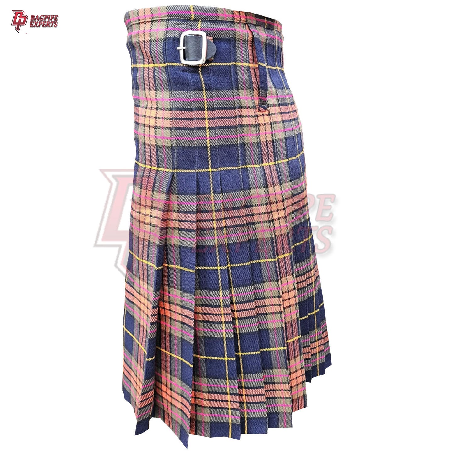 Leaping Salmon Tartan Kilt – 8 Yard Scottish Highland Dress Kilt