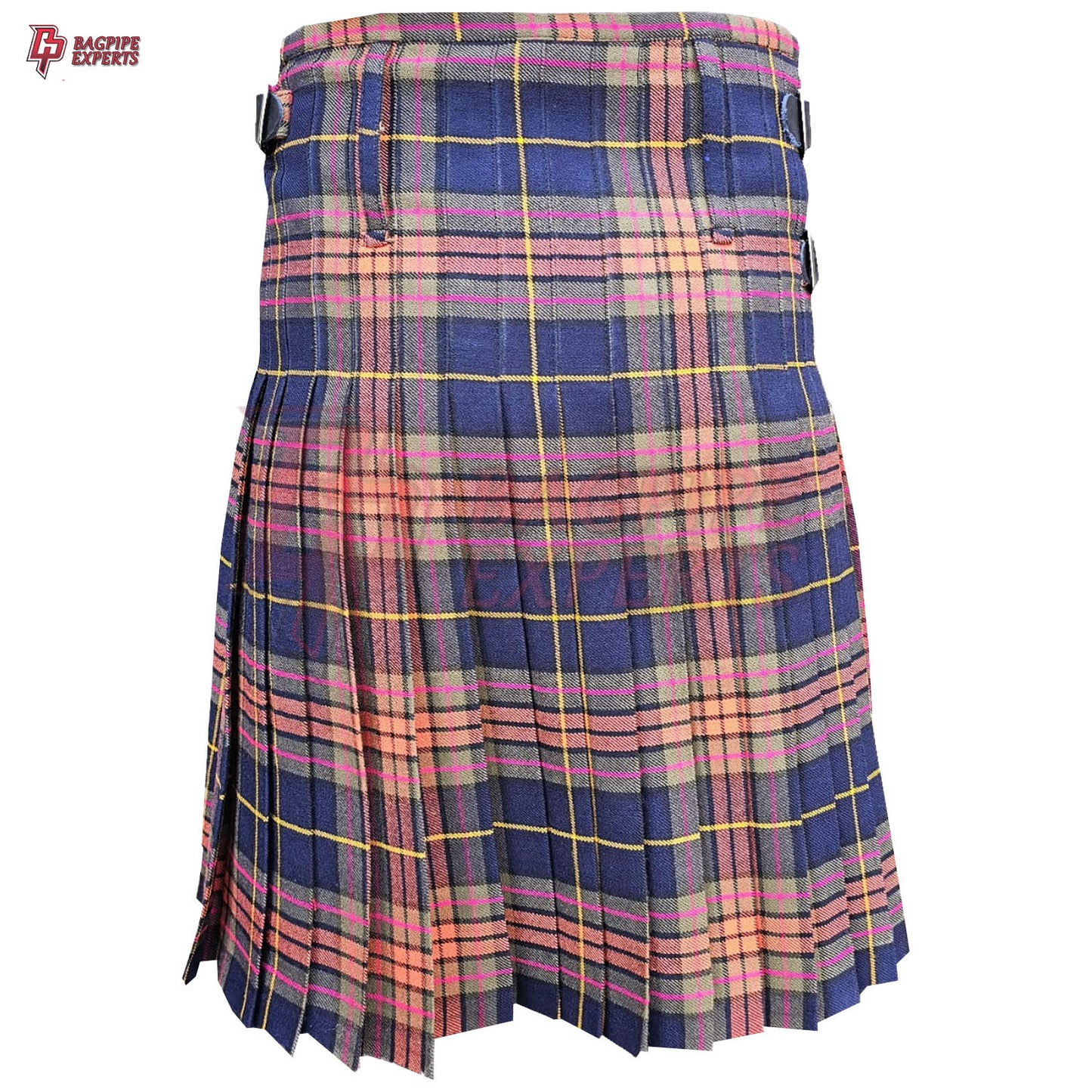 Leaping Salmon Tartan Kilt – 8 Yard Scottish Highland Dress Kilt