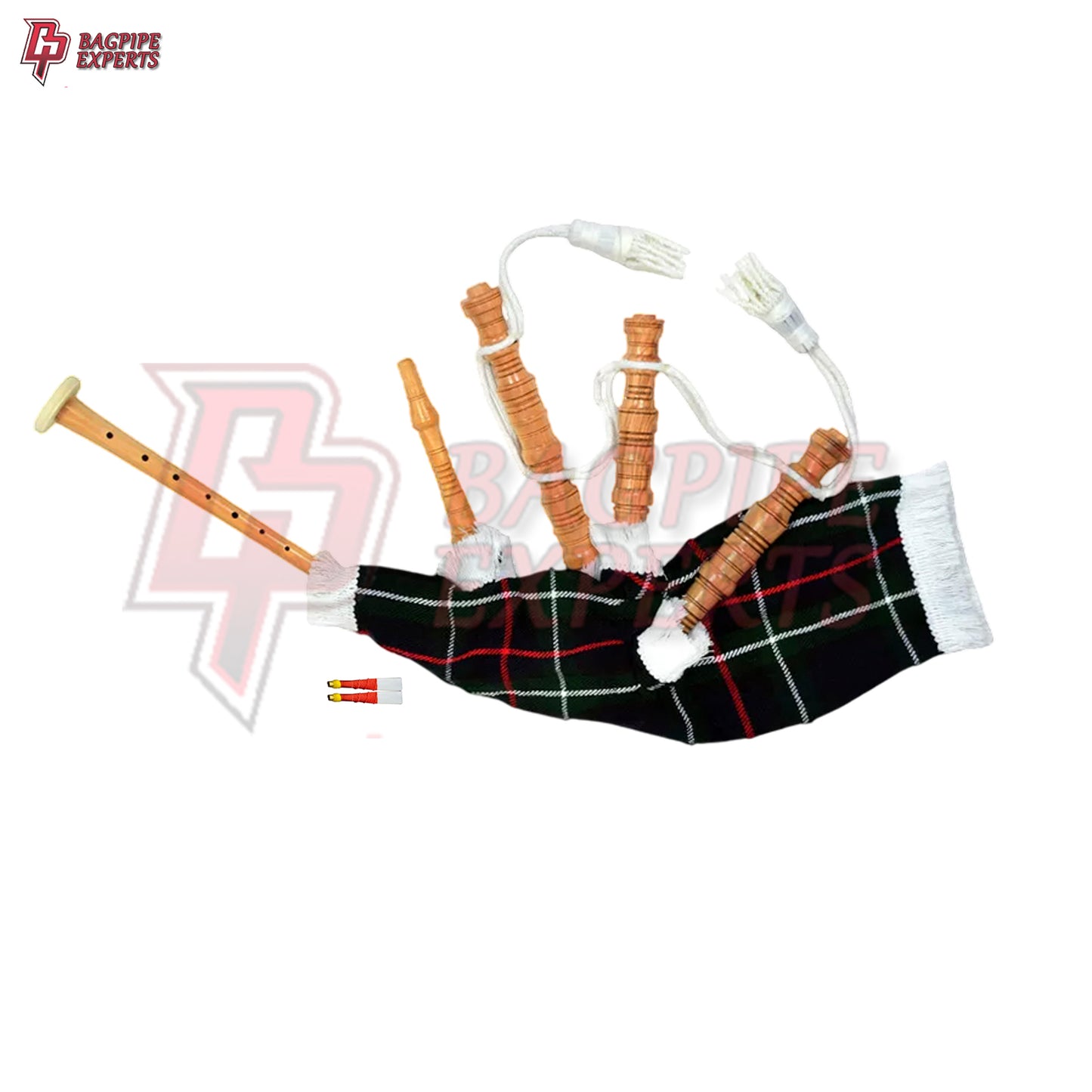 Mackenzie Tartan Mini Bagpipes for Kids – Playable Scottish Toy Instrument