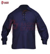 NavyBlue Jacobite Ghillie Shirt – Traditional Highland Renaissance Top