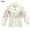 Off-White Jacobite Ghillie Shirt – Classic Scottish Highland Lace-Up Top