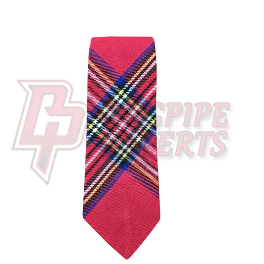 Royal Stewart Neck Tie – Scottish Tartan Formal Wear for Men