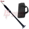 Bagpipe Practice Chanter – Black with Silver & White Tip and Practice Bag