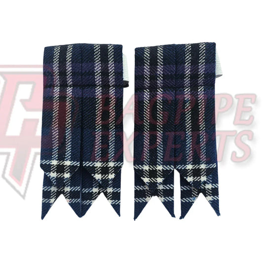 Blue Douglas Kilt Flashes – Traditional Scottish Highland Accessory