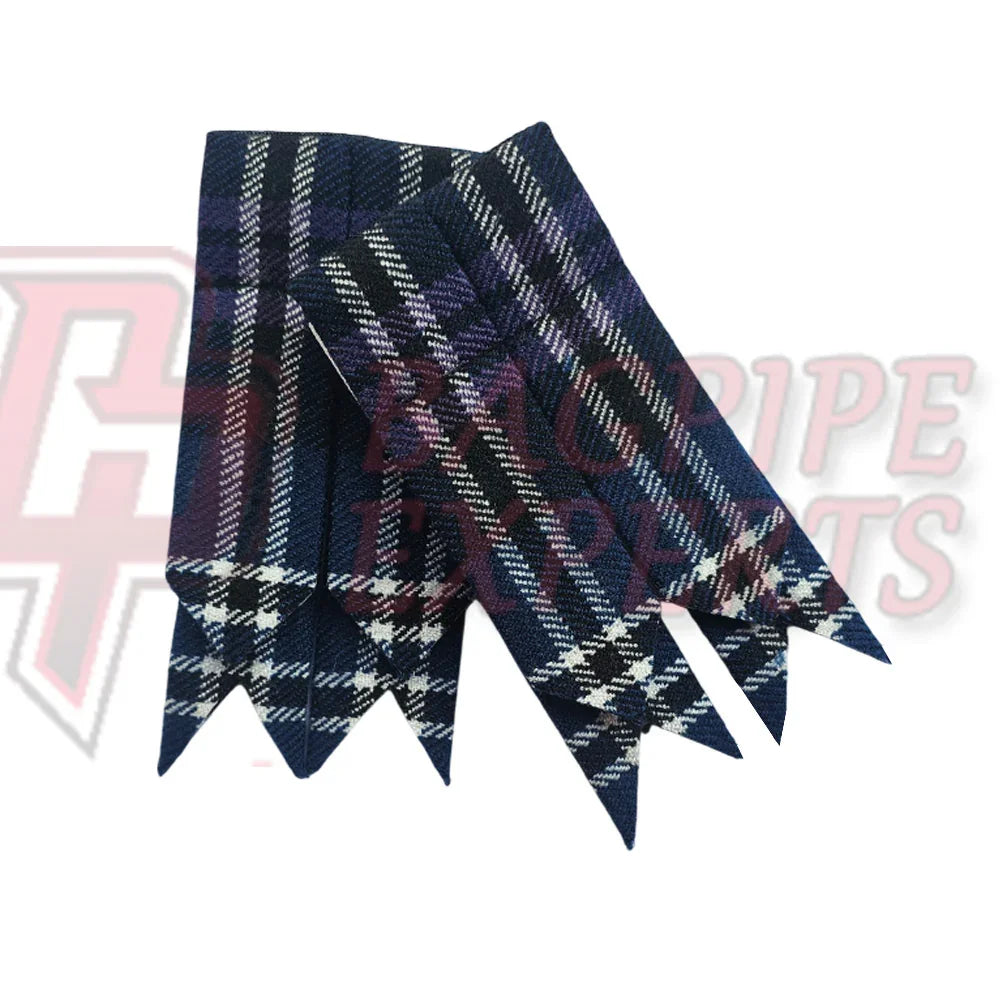 Blue Douglas Kilt Flashes – Traditional Scottish Highland Accessory