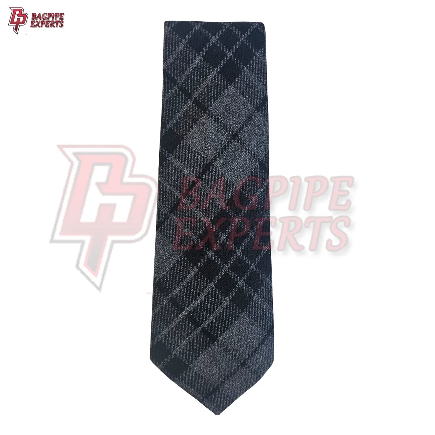 Gray Watch Necktie – Scottish Tartan Formal Tie for Weddings & Events