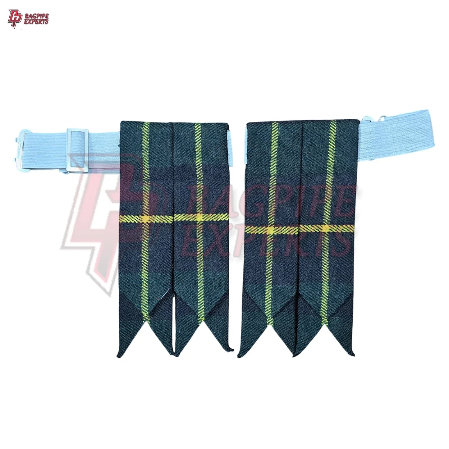 Hunting Wallace Tartan Kilt Flashes – Traditional Scottish Highland Wear Accessory