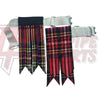 Royal Stewart Tartan Flashes – Traditional Scottish Kilt Hose Accessories