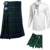 Men's Scottish Tartan Kilt Sets, Jacobite Kilt Package, Formal Kilt Package,New