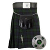 HIGHLAND SCOTTISH KILT OUTFIT SET - BLACK WATCH TARTAN