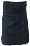 New Men's Scottish Black Watch Kilt 5 Yard Acrylic Highland Wear in all sizes