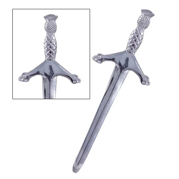 Thistle Sword Kilt Pin