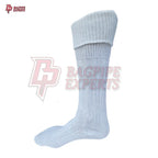 Elegant White Scottish Kilt Hose Socks – Perfect for Weddings & Formal Highland Wear