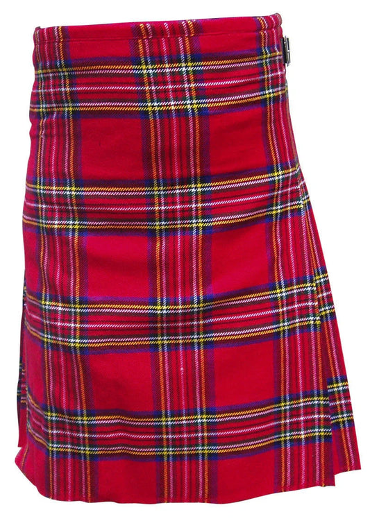New Men's Scottish Royal Stewart Kilt 5 Yard Acrylic Highland Wear in all sizes