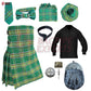 Irish Green Tartan Highland Dress Set – Customizable Outfit