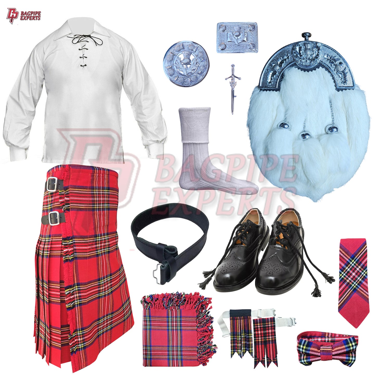 Royal Stewart Highland Dress Set – Customizable Tartan Outfit
