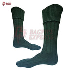 Premium Green Kilt Hose Socks – Authentic Scottish Highland Wear