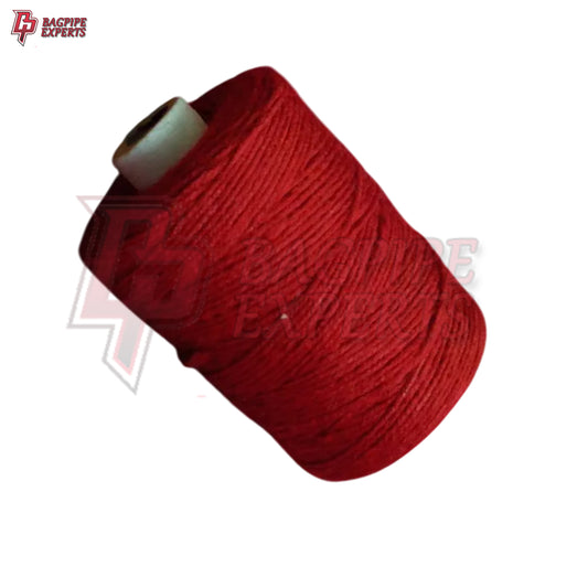 Scottish Bagpipe Hemp – Red 1oz Thread for Bagpipes & Practice Chanters