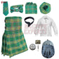 Irish Green Tartan Highland Dress Set – Customizable Outfit