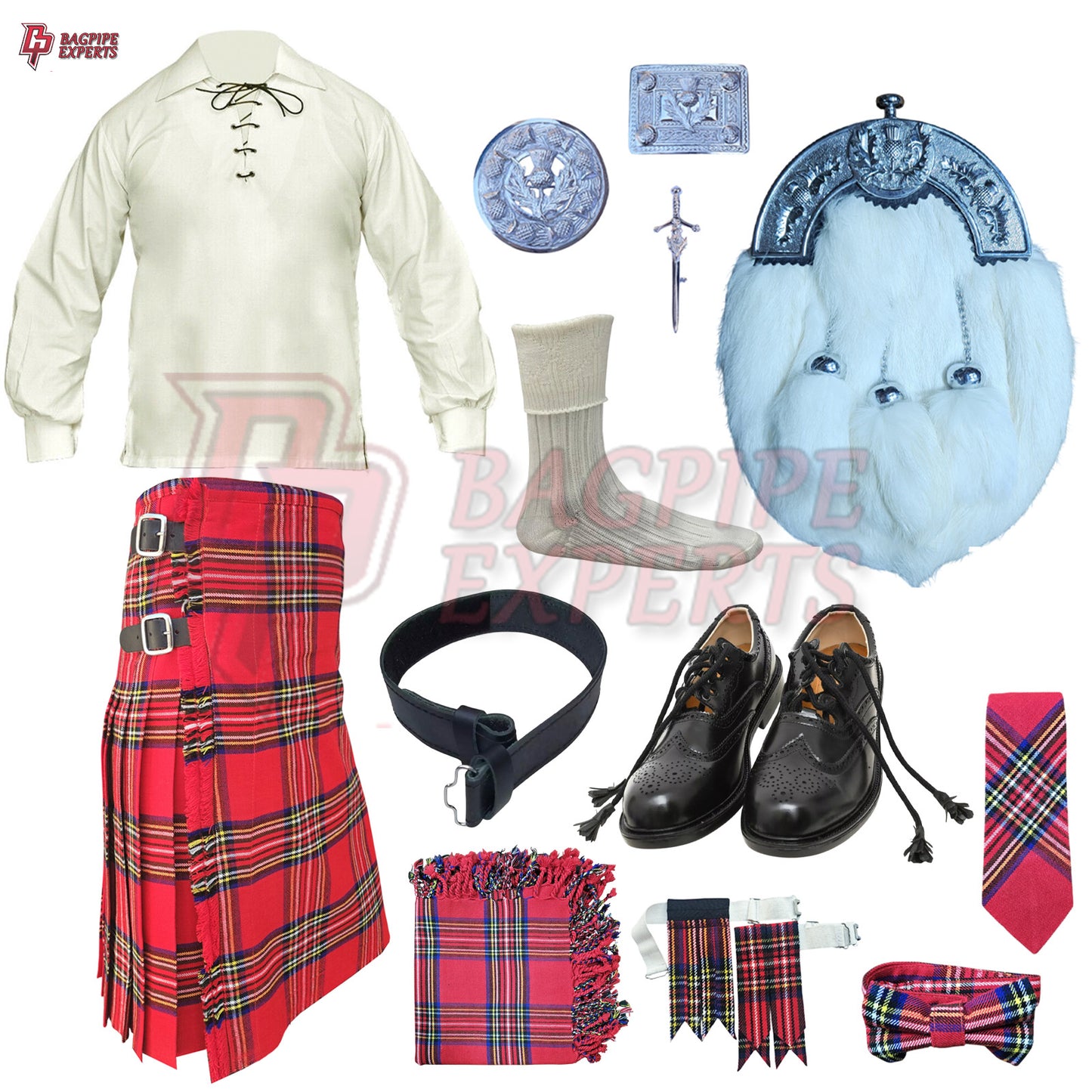 Royal Stewart Highland Dress Set – Customizable Tartan Outfit