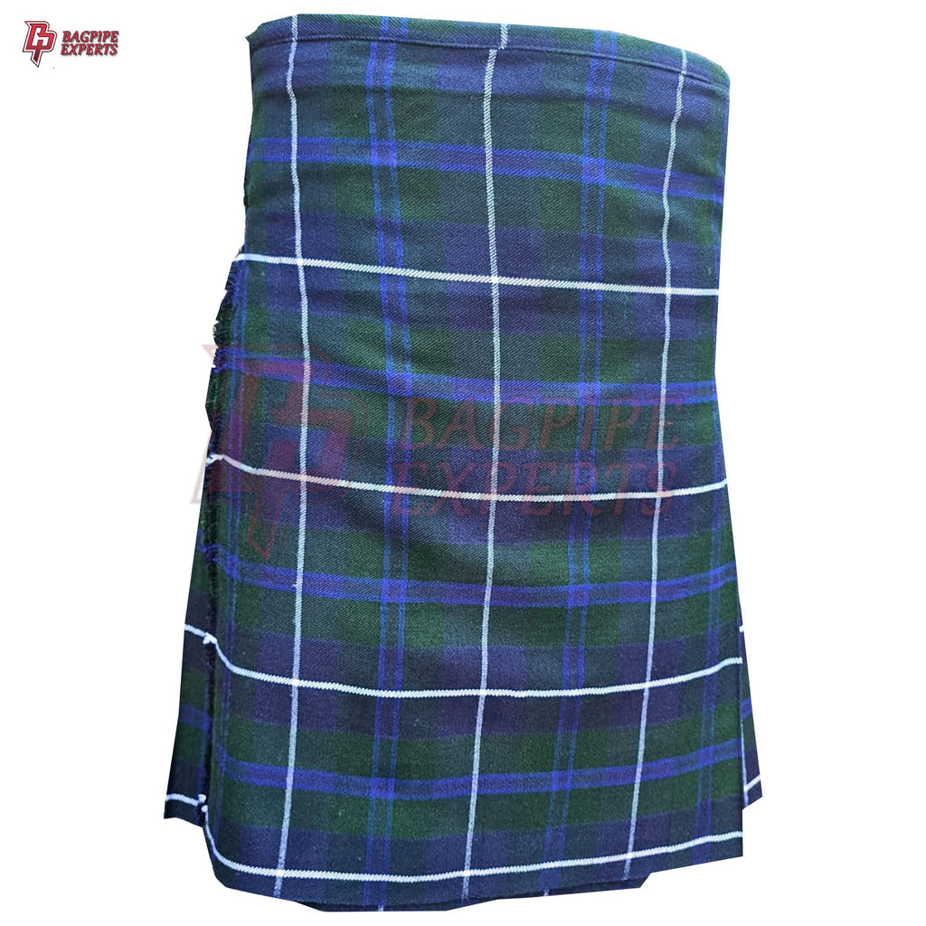 Blue Douglas 8 Yard Tartan Kilt – Traditional Scottish Kilt for Men