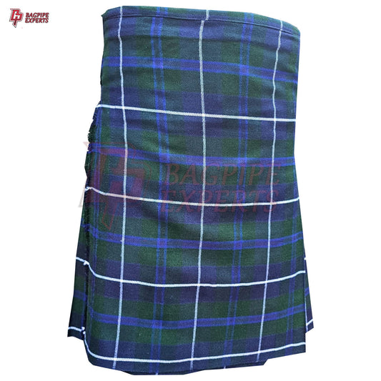 Blue Douglas 8 Yard Tartan Kilt – Traditional Scottish Kilt for Men
