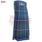 Blue Douglas 8 Yard Tartan Kilt – Traditional Scottish Kilt for Men