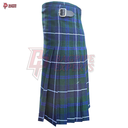 Blue Douglas 8 Yard Tartan Kilt – Traditional Scottish Kilt for Men