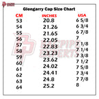 Scottish Glengarry Hat – Wool Diced Cap Black with Red & White Dice Pattern