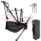 Great Highland Bagpipes – Gray Watch Tartan, Silver Mount with Case & Reeds