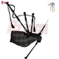 Great Highland Bagpipes – Gray Watch Tartan, Silver Mount with Case & Reeds