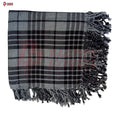 Grey Watch Fly Plaid – Traditional Scottish Tartan Shoulder Drape