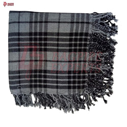 Grey Watch Fly Plaid – Traditional Scottish Tartan Shoulder Drape